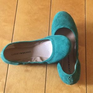 Lucky Brand Suede ballet flats. So cute!